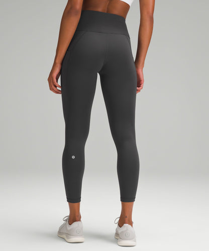 Lululemon Wunder Train High-Rise Tight with Pockets 25" Graphite Grey
