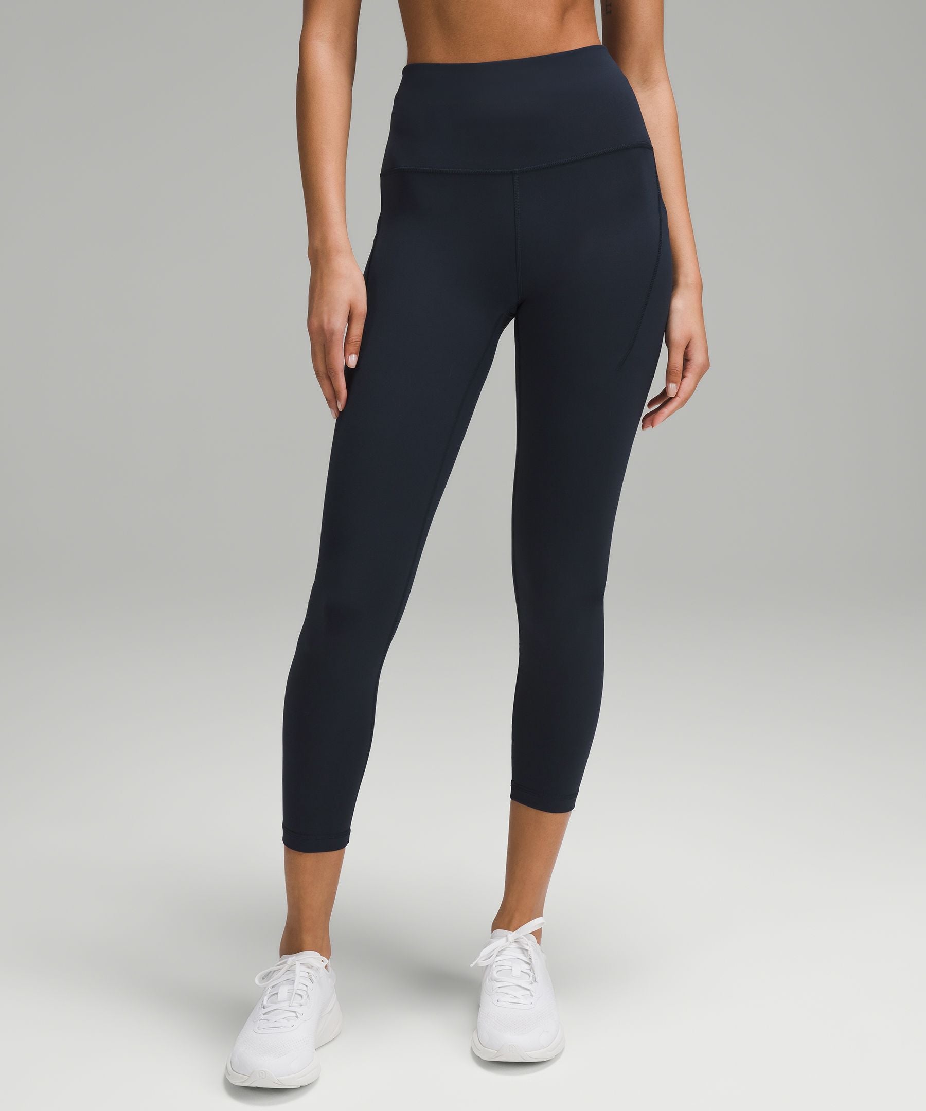 Lululemon Wunder Train High-Rise Tight with Pockets 25" True Navy