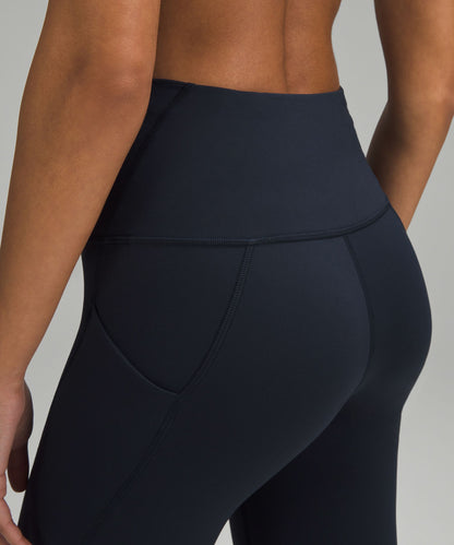 Lululemon Wunder Train High-Rise Tight with Pockets 25" True Navy