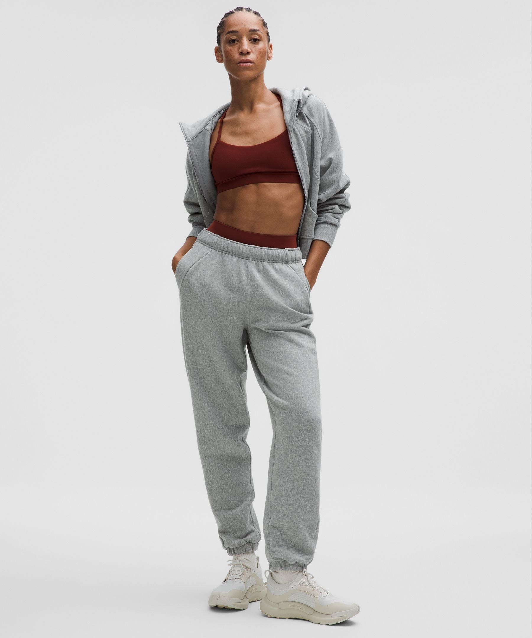 Lululemon Scuba Mid-Rise Oversized Jogger *Regular Heathered Core Medium Grey
