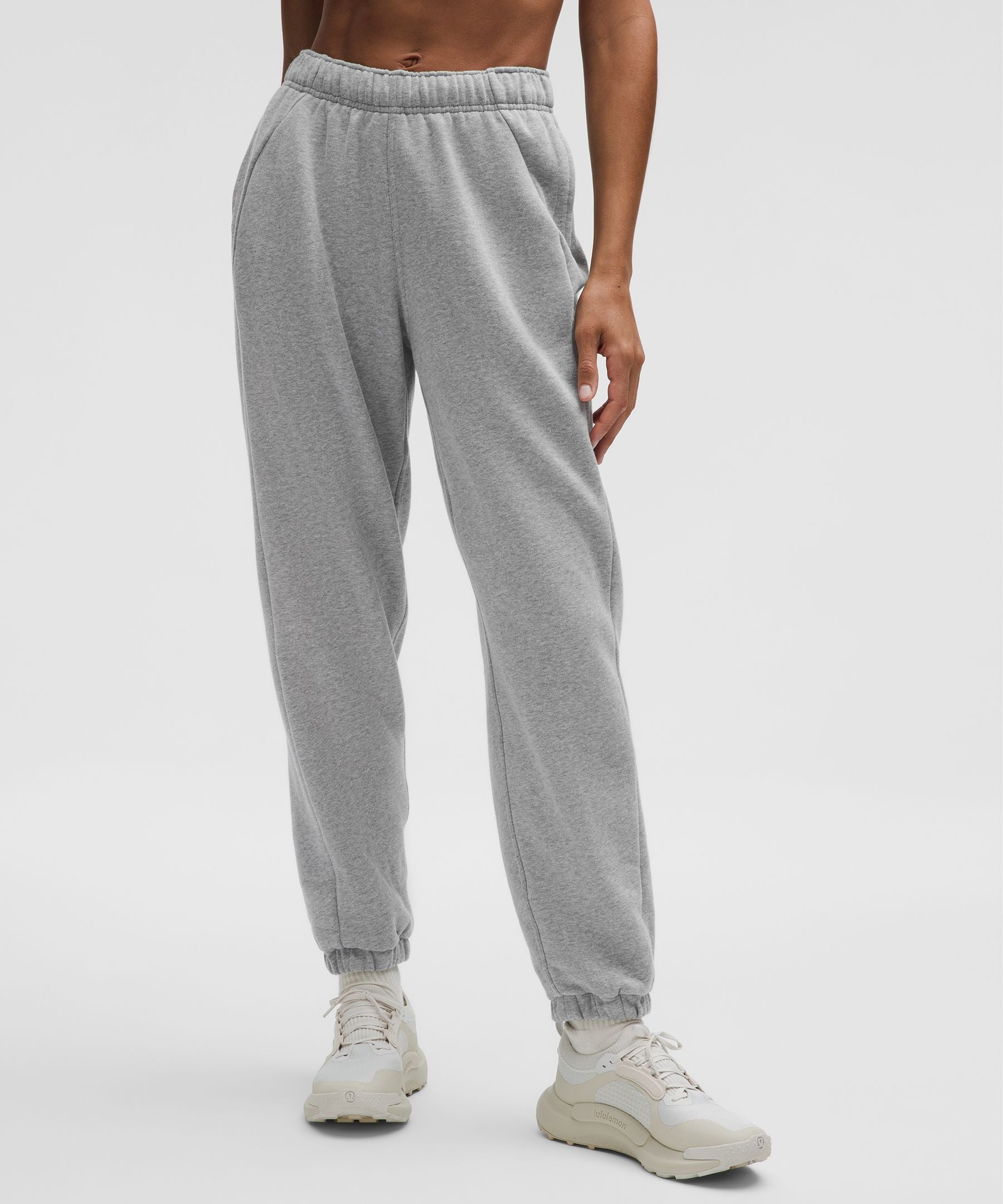 Lululemon Scuba Mid-Rise Oversized Jogger *Regular Heathered Core Medium Grey