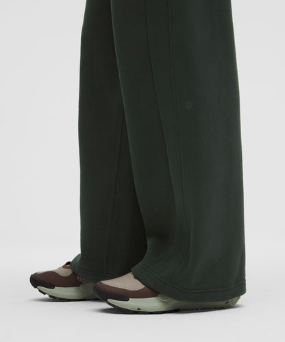 Lululemon Scuba Mid-Rise Wide-Leg Pant *Regular Rainforest Green