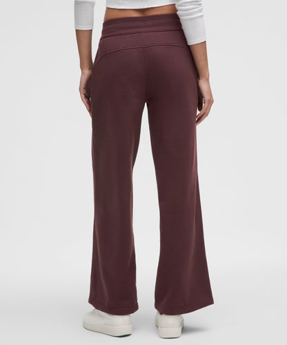 Lululemon Scuba Mid-Rise Wide-Leg Pant *Regular Goodnight Plum