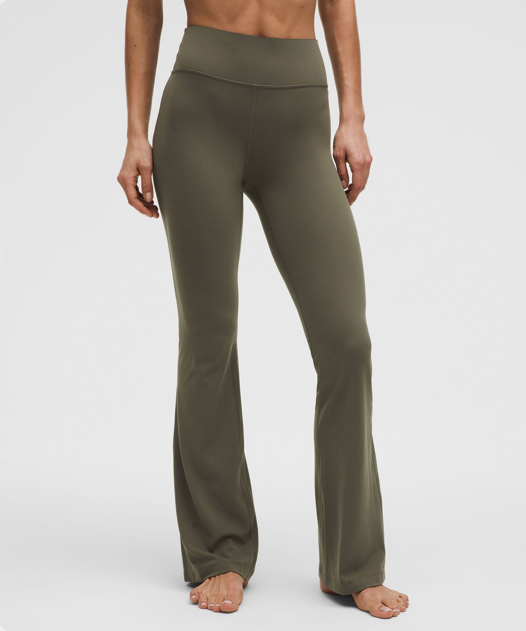 Lululemon Groove Nulu High-Rise Flared Pant *Regular Army Green