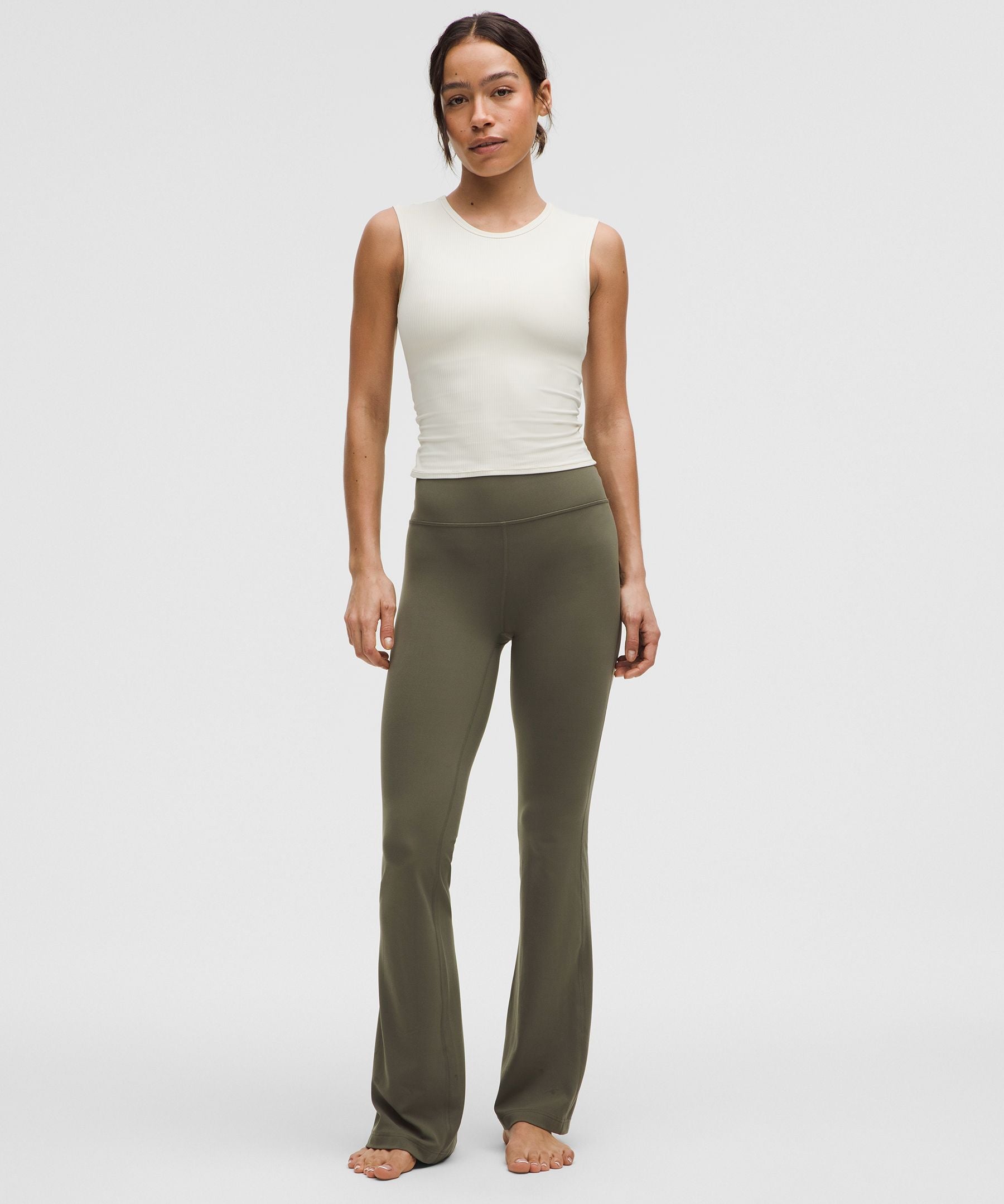 Lululemon Groove Nulu High-Rise Flared Pant *Regular Army Green