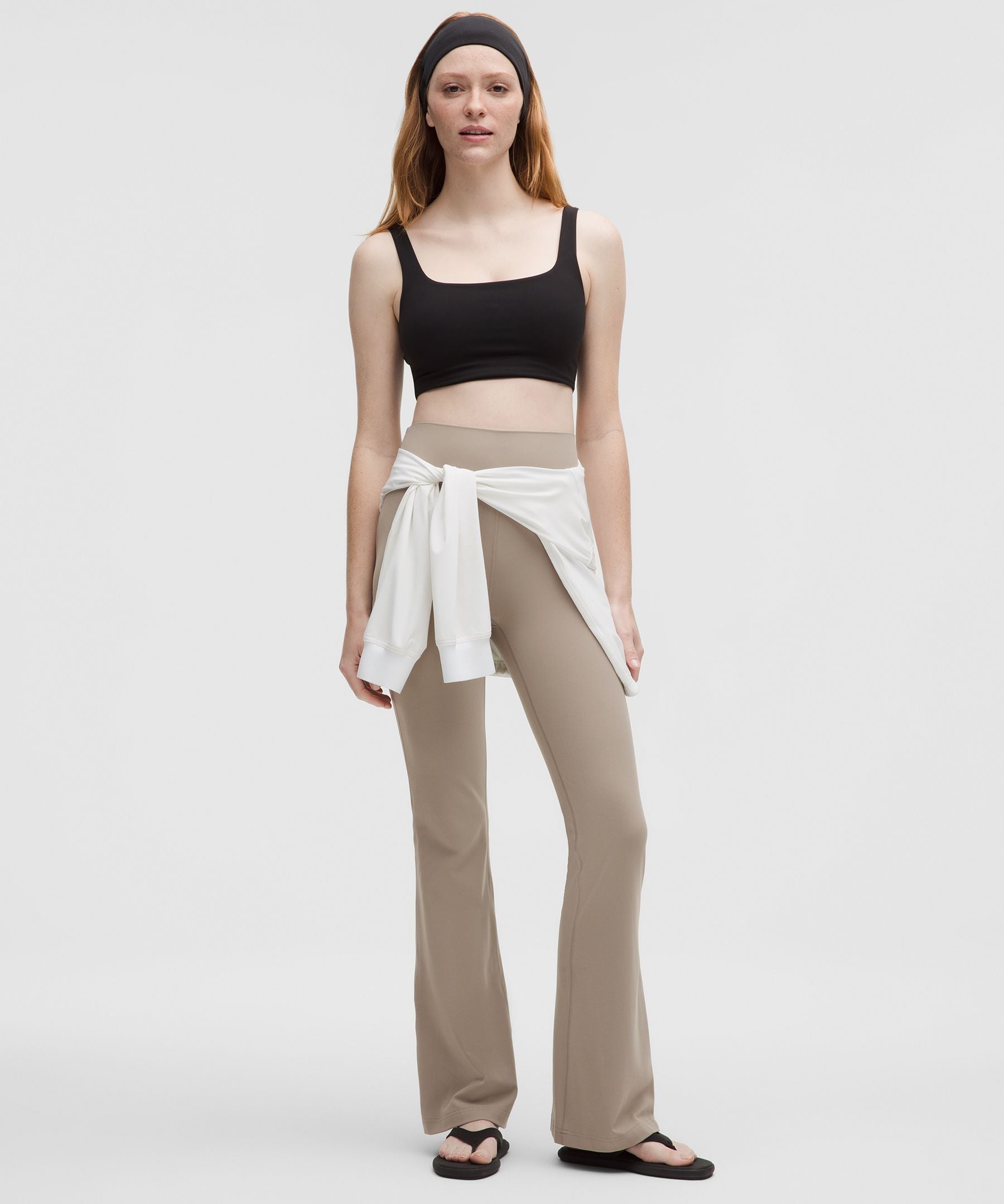 Lululemon Groove Nulu High-Rise Flared Pant *Regular Warm Ash Grey