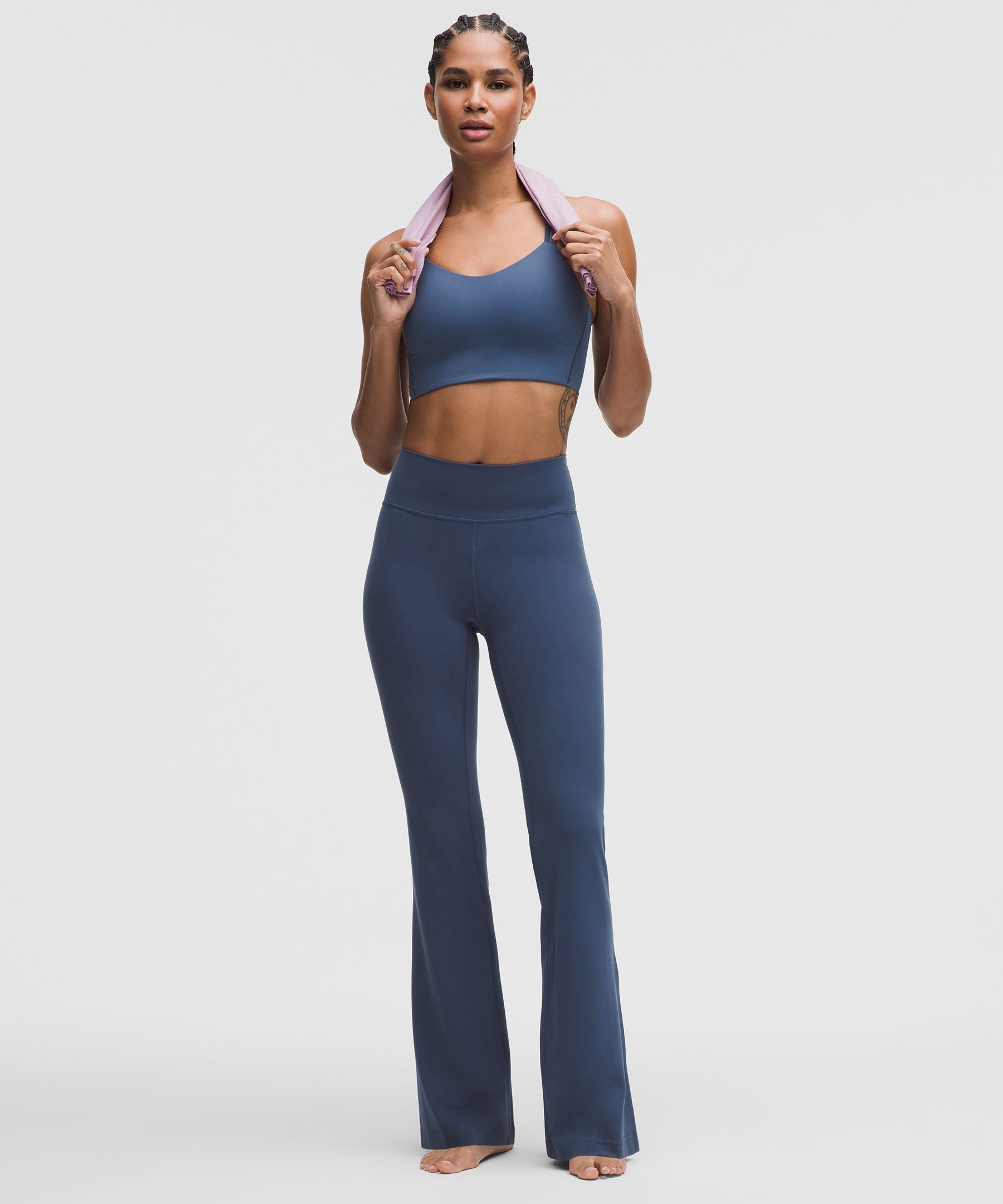 Lululemon Groove Nulu High-Rise Flared Pant *Regular Blue Twill