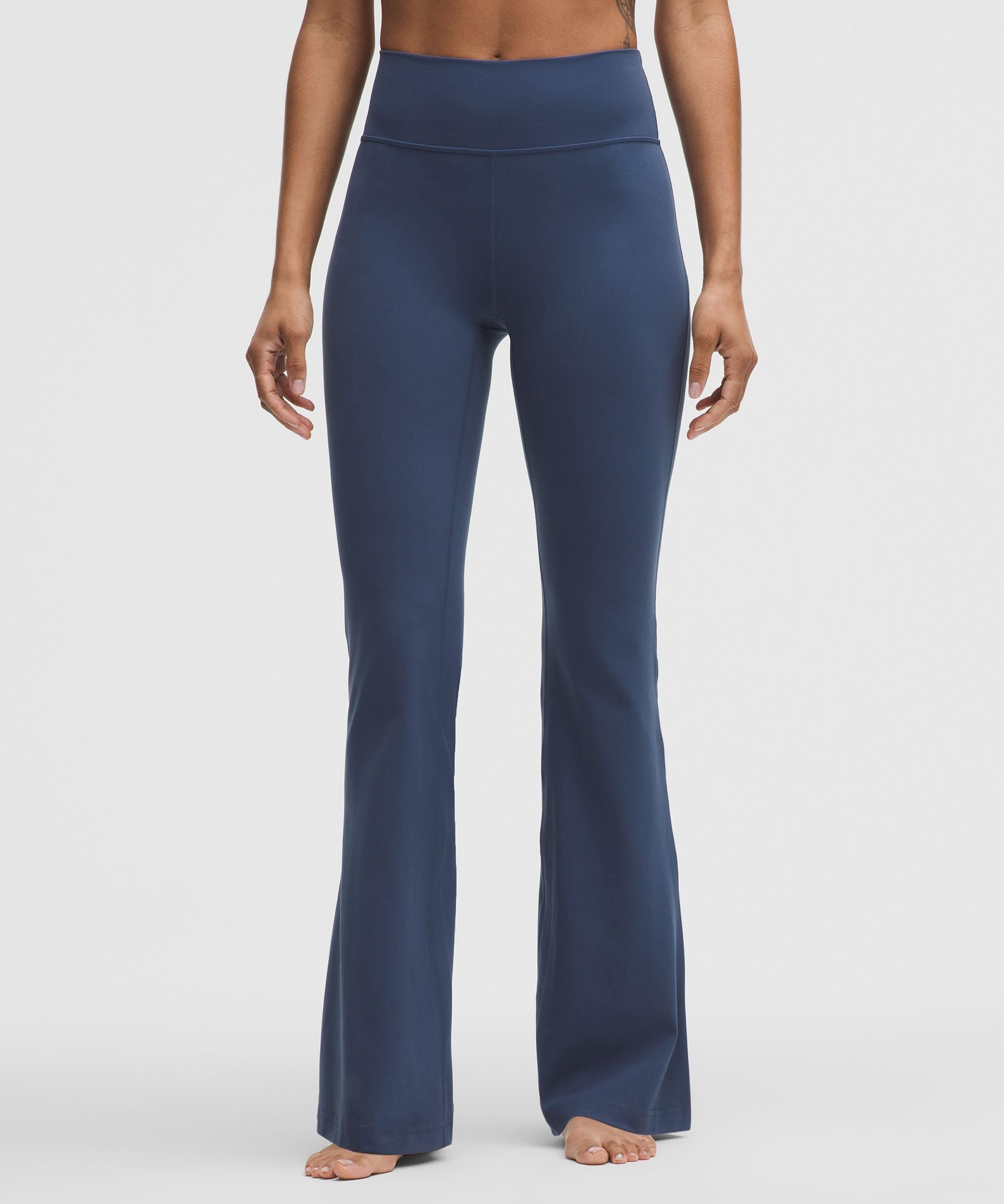 Lululemon Groove Nulu High-Rise Flared Pant *Regular Blue Twill