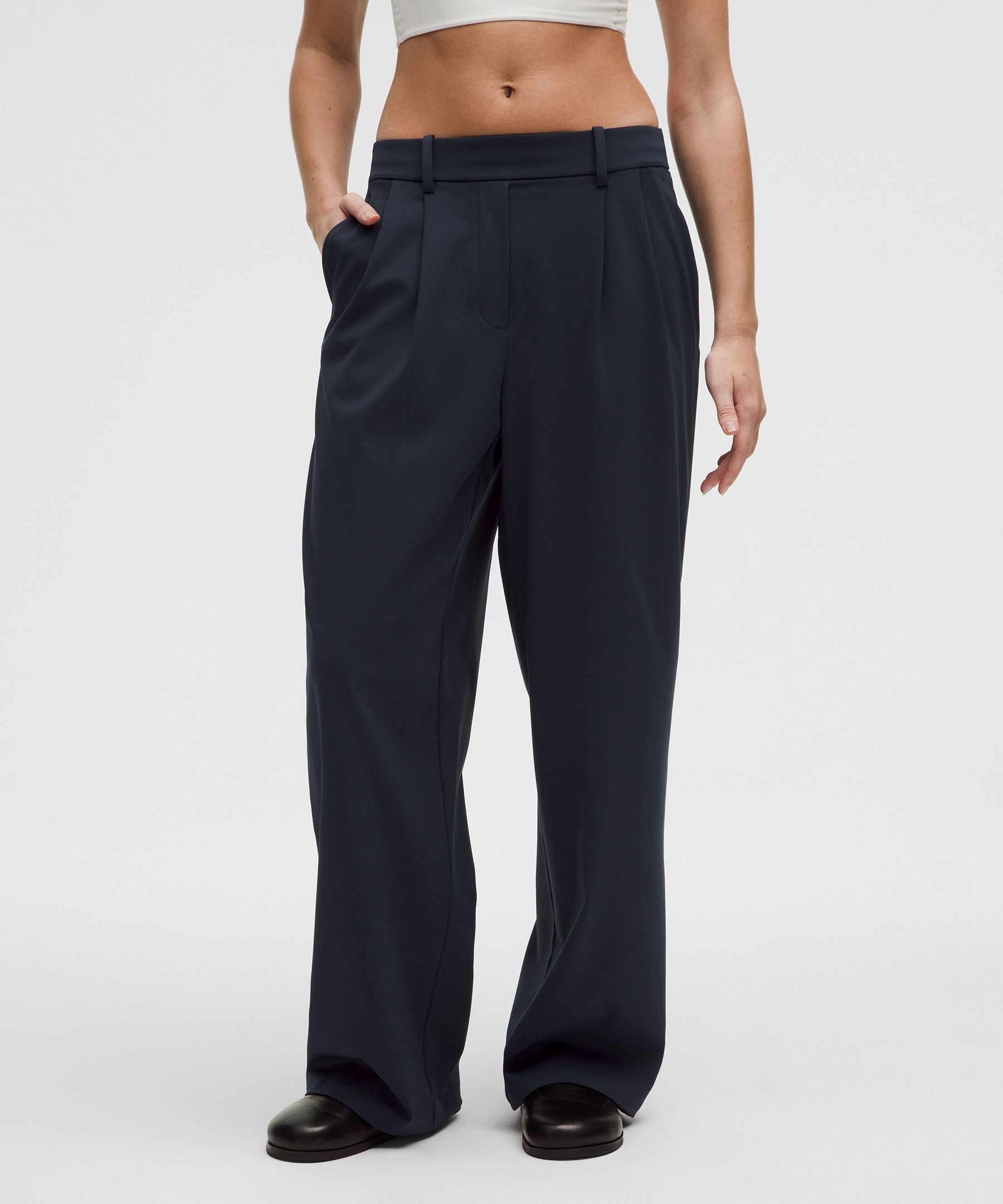 Lululemon Daydrift High-Rise Wide-Leg Trouser *Regular True Navy