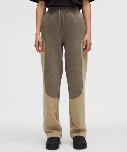 Lululemon Cotton Fleece Mid-Rise Straight-Leg Pant *SLNSH Collection