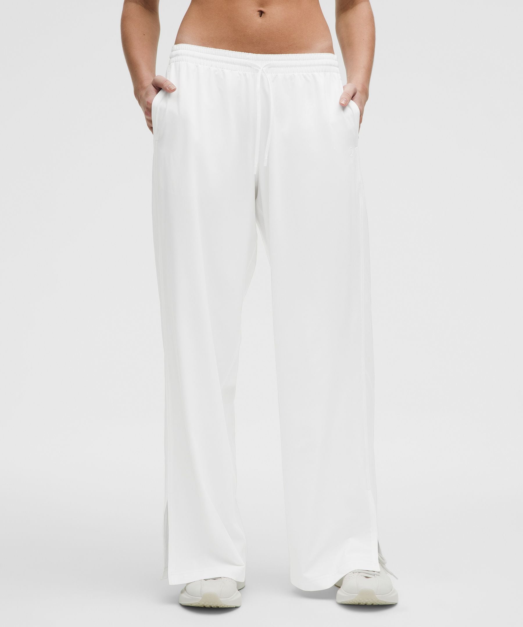 Lululemon Court Rival Wide-Leg Track Pant *Regular White/White