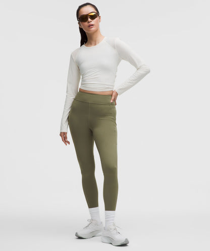 Lululemon Fast and Free High-Rise Tight 25" Light *Special Edition Bay Leaf