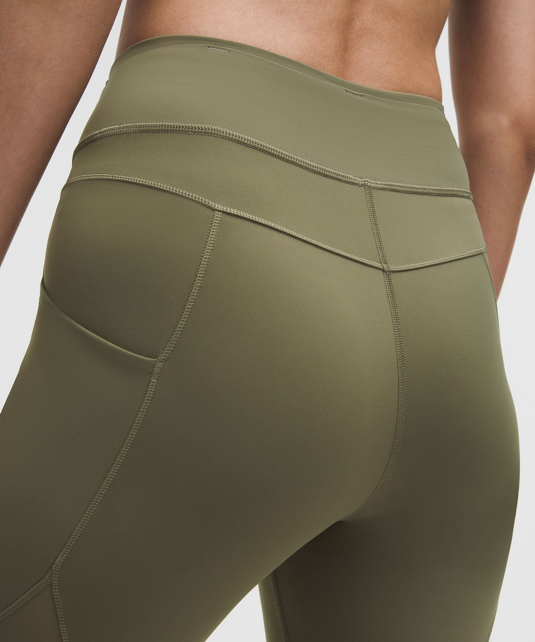 Lululemon Fast and Free High-Rise Tight 25" Light *Special Edition Bay Leaf