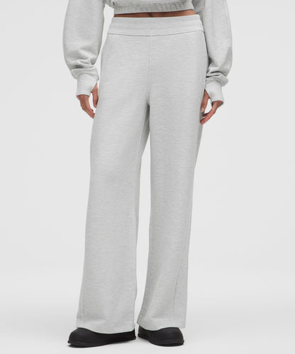 Lululemon Scuba Mid-Rise Wide-Leg Pant *Waffle