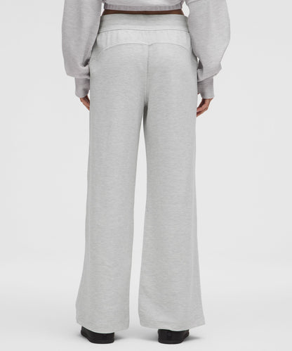 Lululemon Scuba Mid-Rise Wide-Leg Pant *Waffle