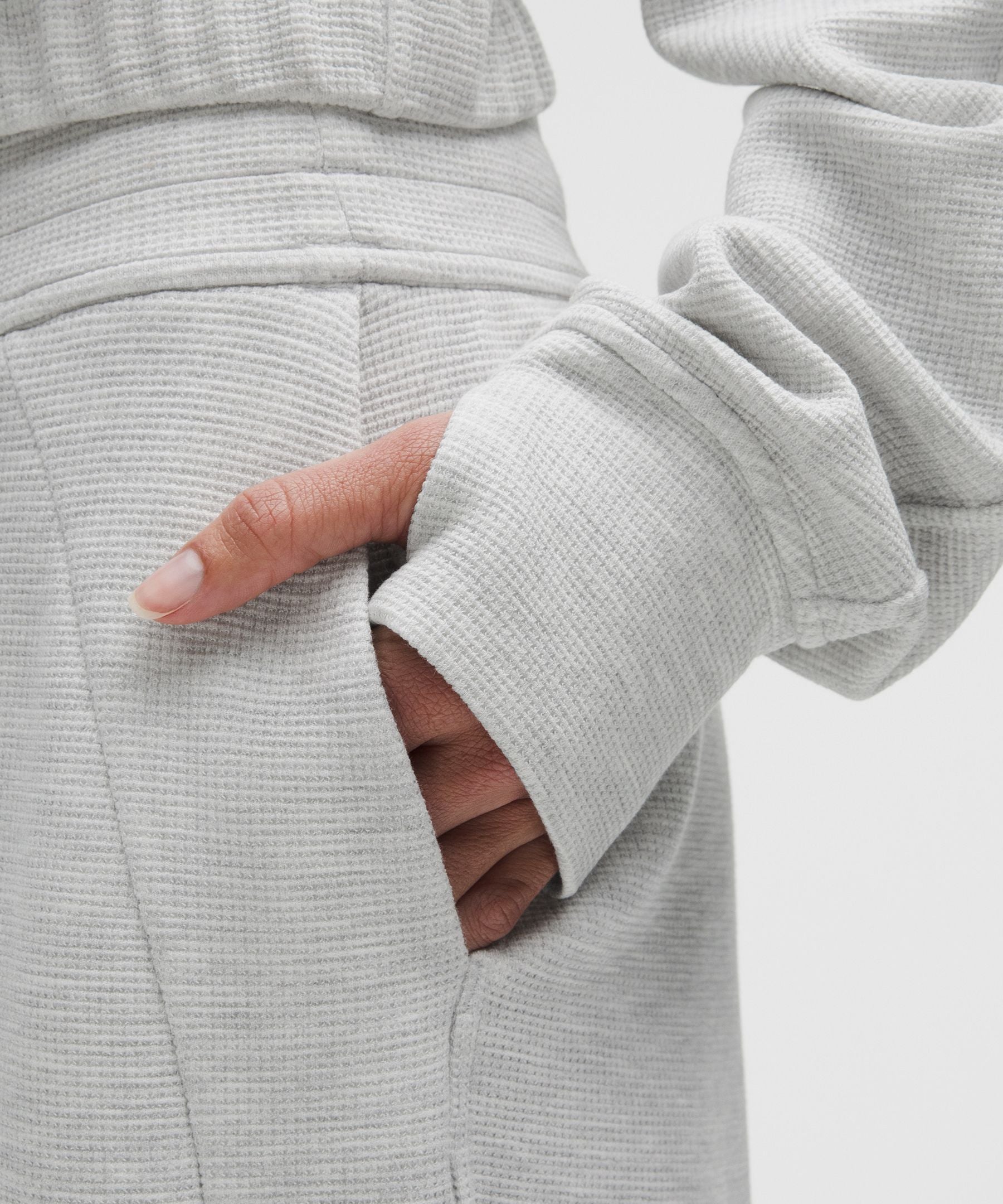 Lululemon Scuba Mid-Rise Wide-Leg Pant *Waffle