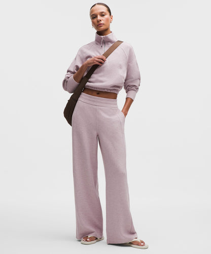 Lululemon Scuba Mid-Rise Wide-Leg Pant *Waffle