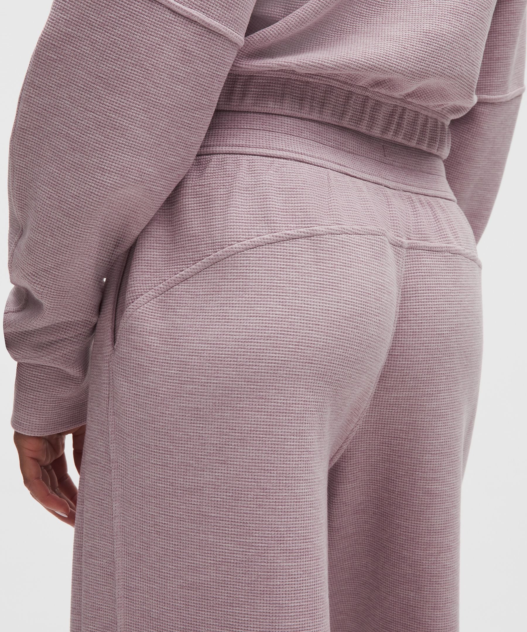 Lululemon Scuba Mid-Rise Wide-Leg Pant *Waffle