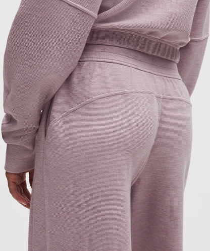 Lululemon Scuba Mid-Rise Wide-Leg Pant *Waffle