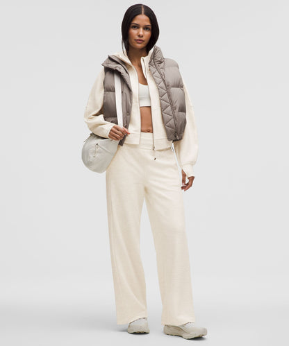 Lululemon Scuba Mid-Rise Wide-Leg Pant *Waffle