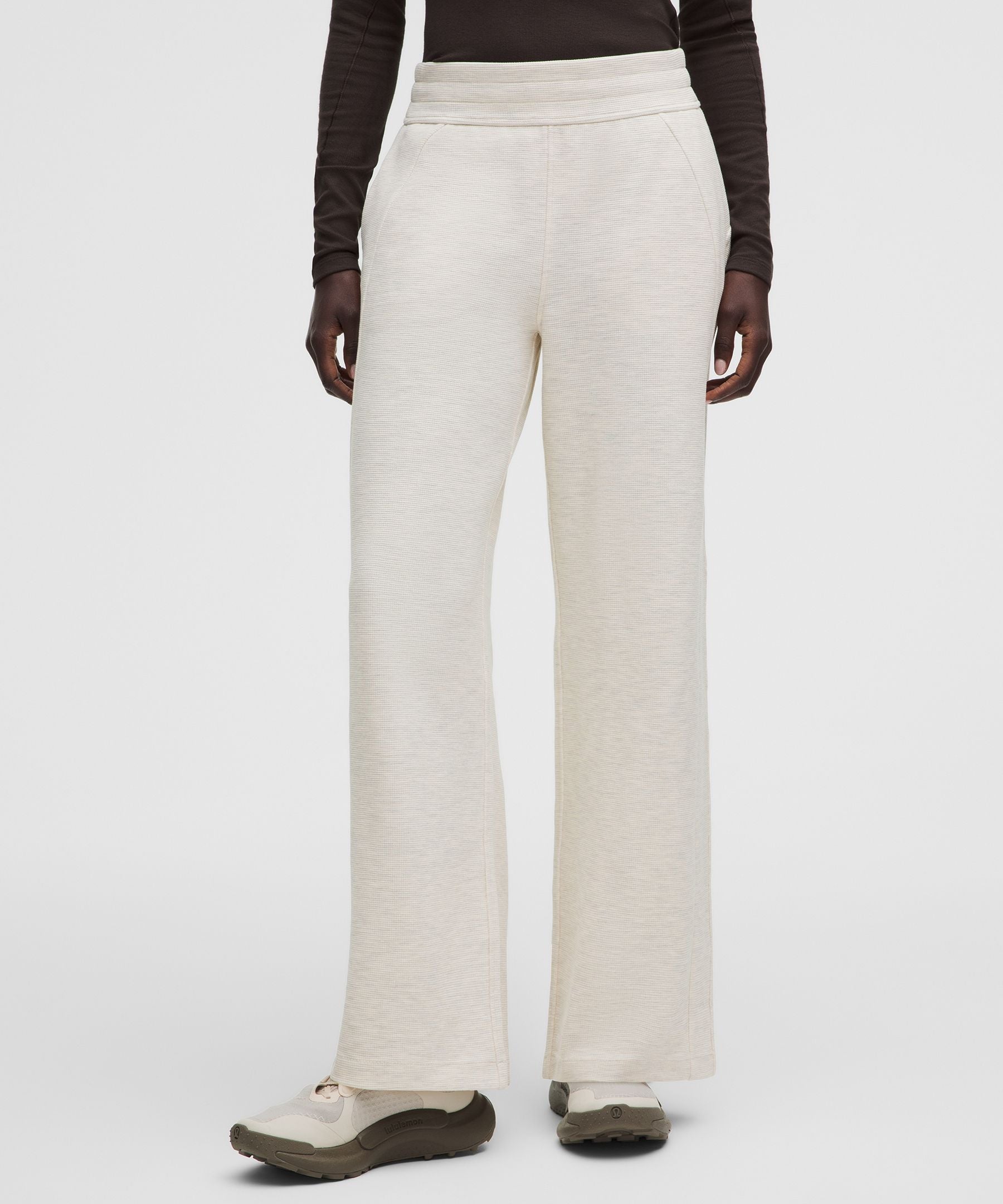 Lululemon Scuba Mid-Rise Wide-Leg Pant *Waffle