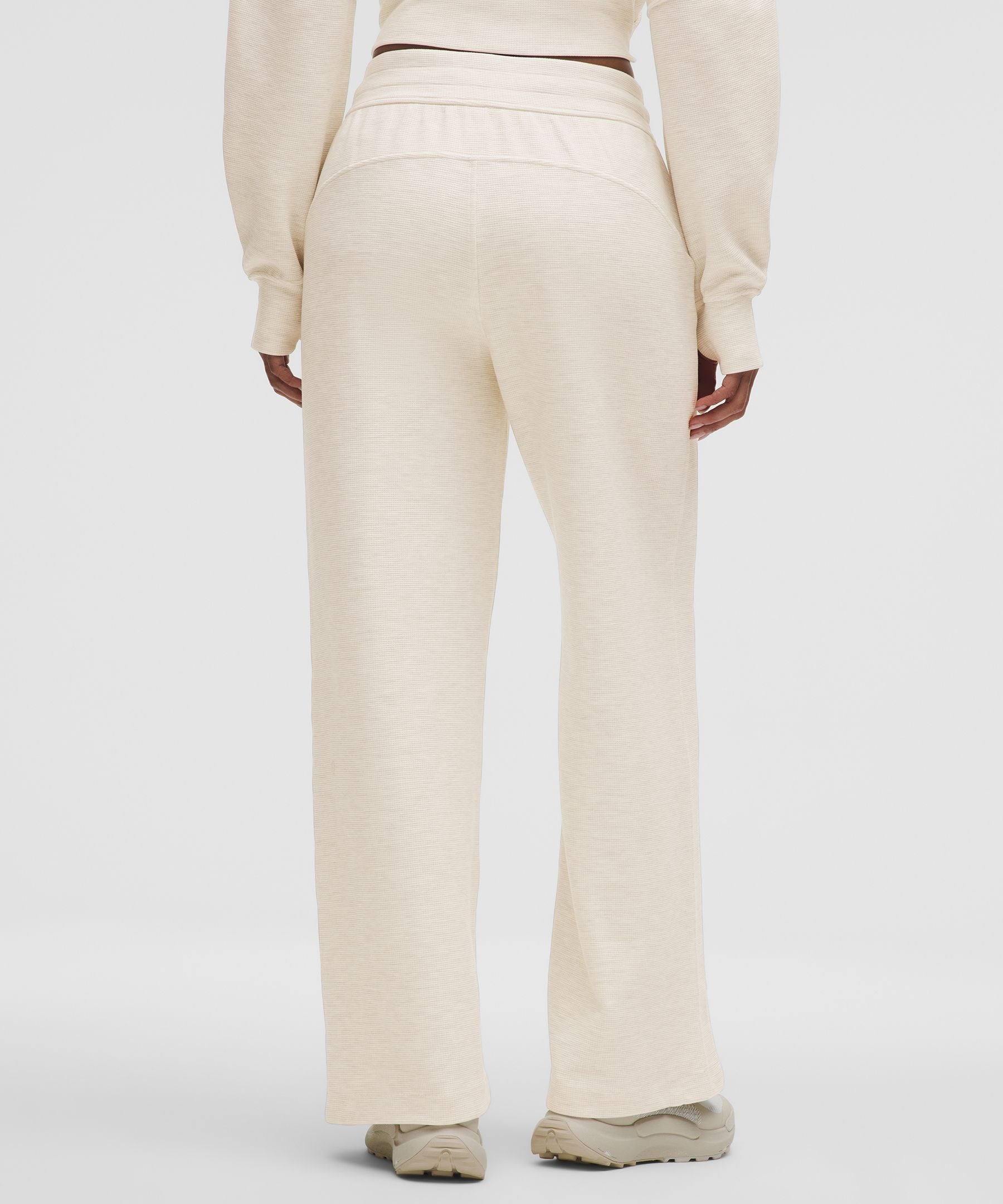 Lululemon Scuba Mid-Rise Wide-Leg Pant *Waffle