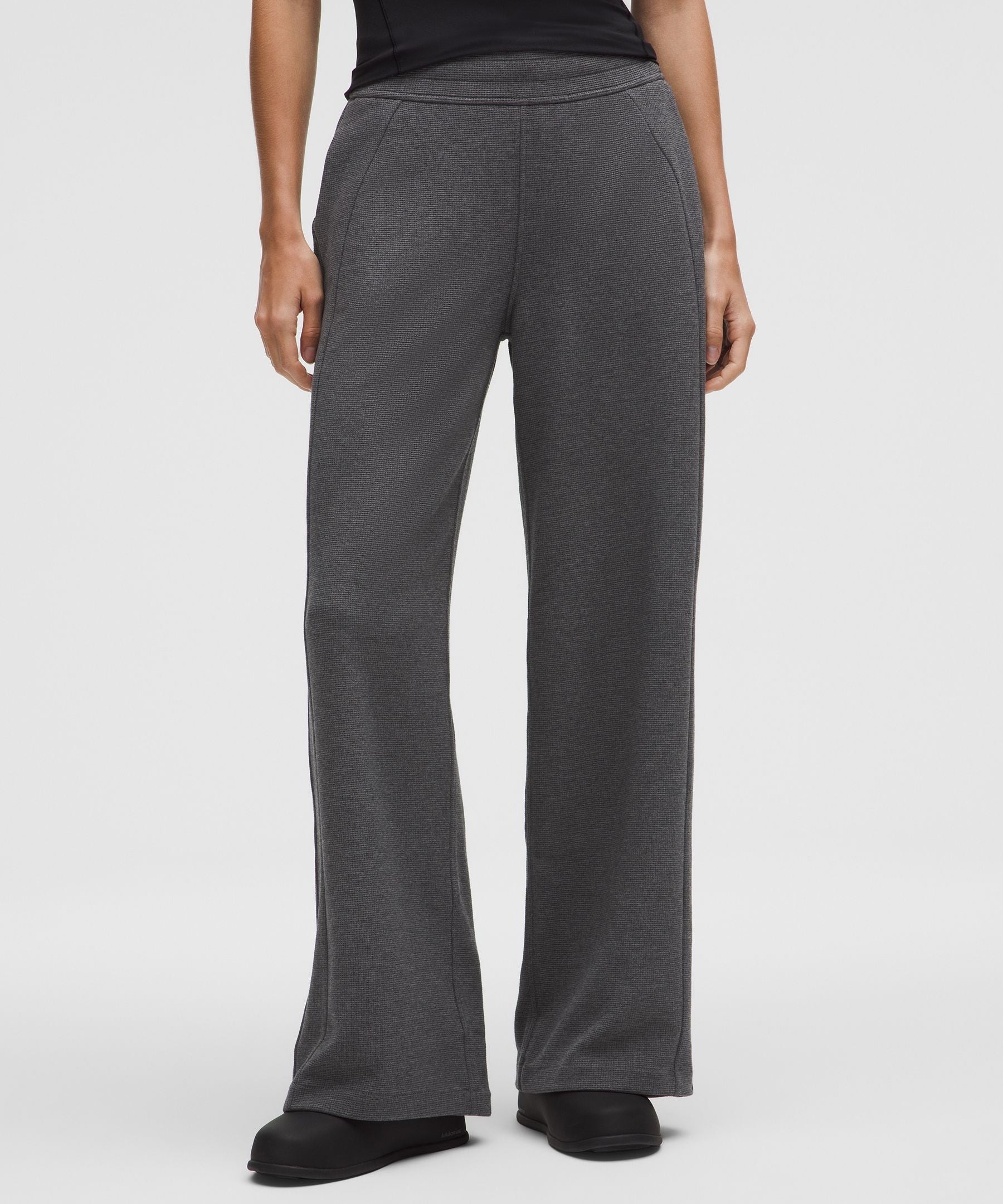 Lululemon Scuba Mid-Rise Wide-Leg Pant *Waffle