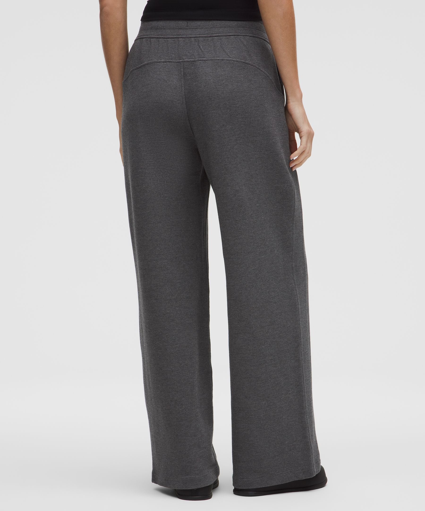 Lululemon Scuba Mid-Rise Wide-Leg Pant *Waffle