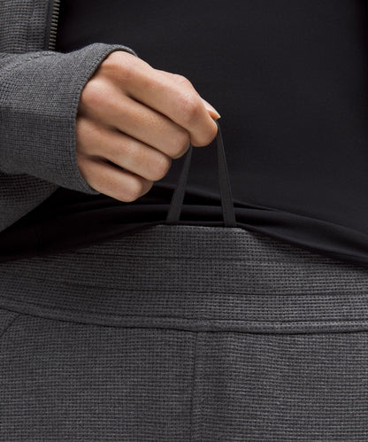 Lululemon Scuba Mid-Rise Wide-Leg Pant *Waffle