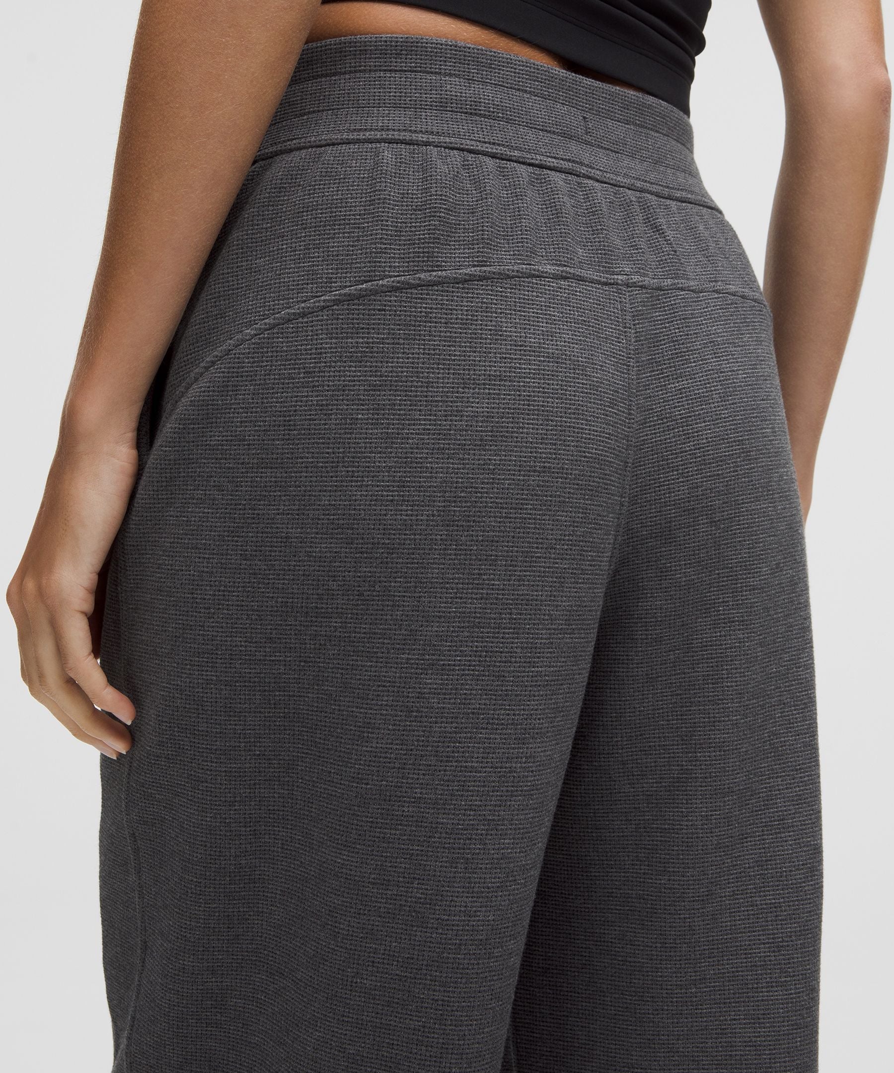 Lululemon Scuba Mid-Rise Wide-Leg Pant *Waffle