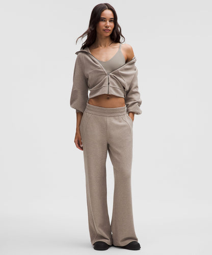 Lululemon Scuba Mid-Rise Wide-Leg Pant *Waffle