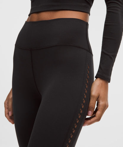 Lululemon Women's RevealKnit Eyelet High-Rise Tight *7/8 Length