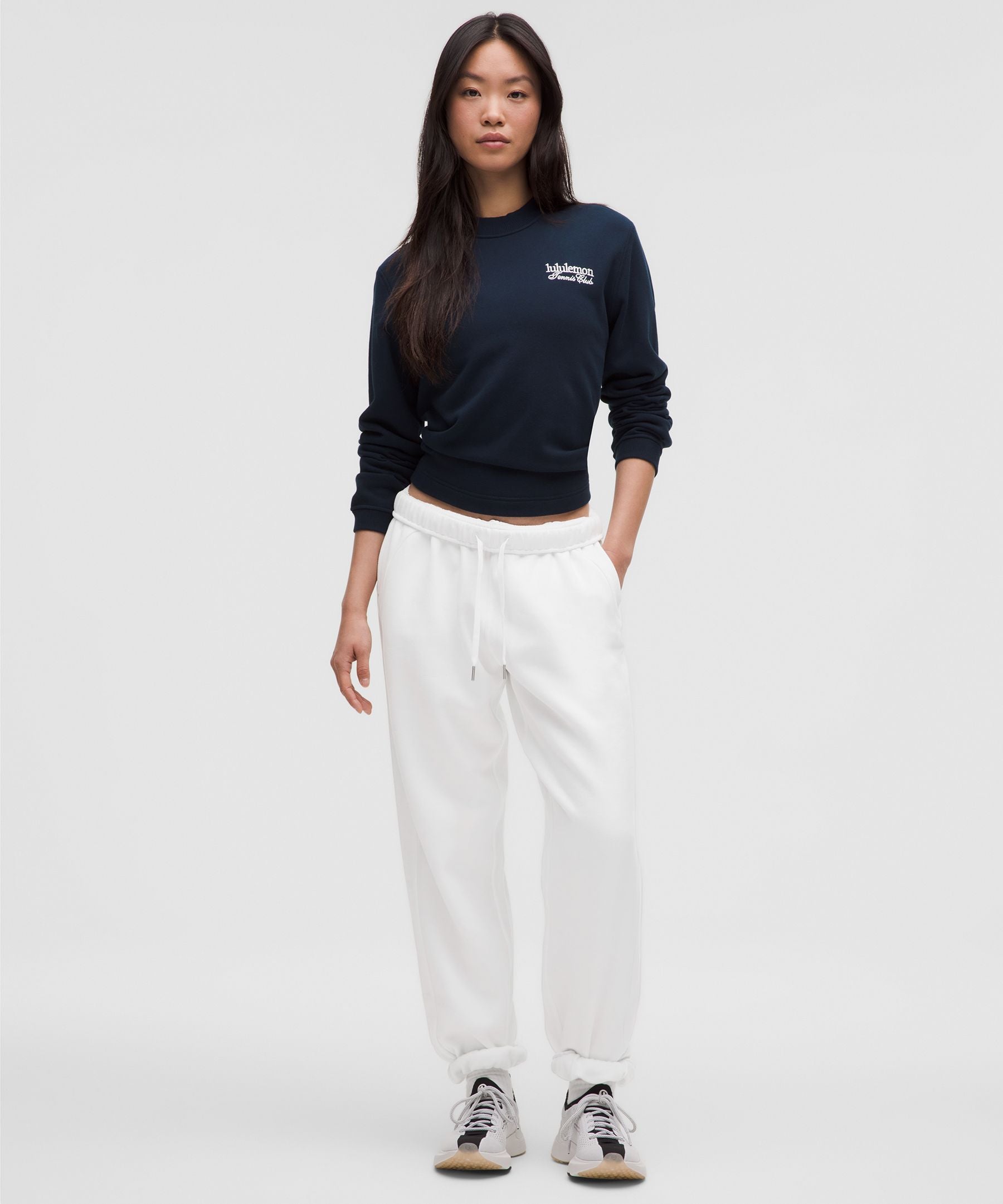 Lululemon Scuba Mid-Rise Oversized Jogger *Regular White
