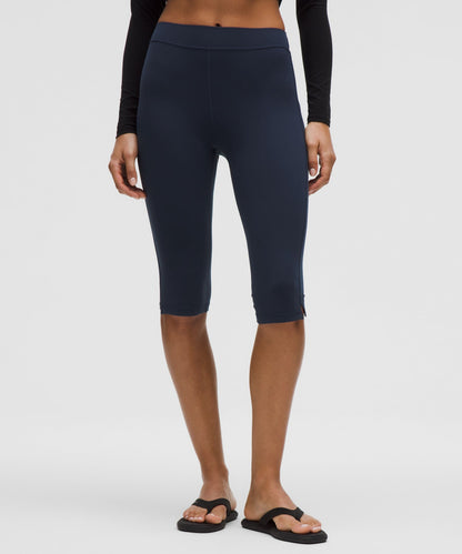 Lululemon Groove High-Rise Notched-Hem Crop 15"