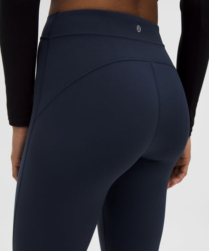 Lululemon Groove High-Rise Notched-Hem Crop 15"