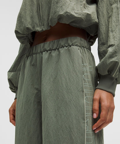 Lululemon Crinkle Nylon Mid-Rise Track Pant *Wordmark