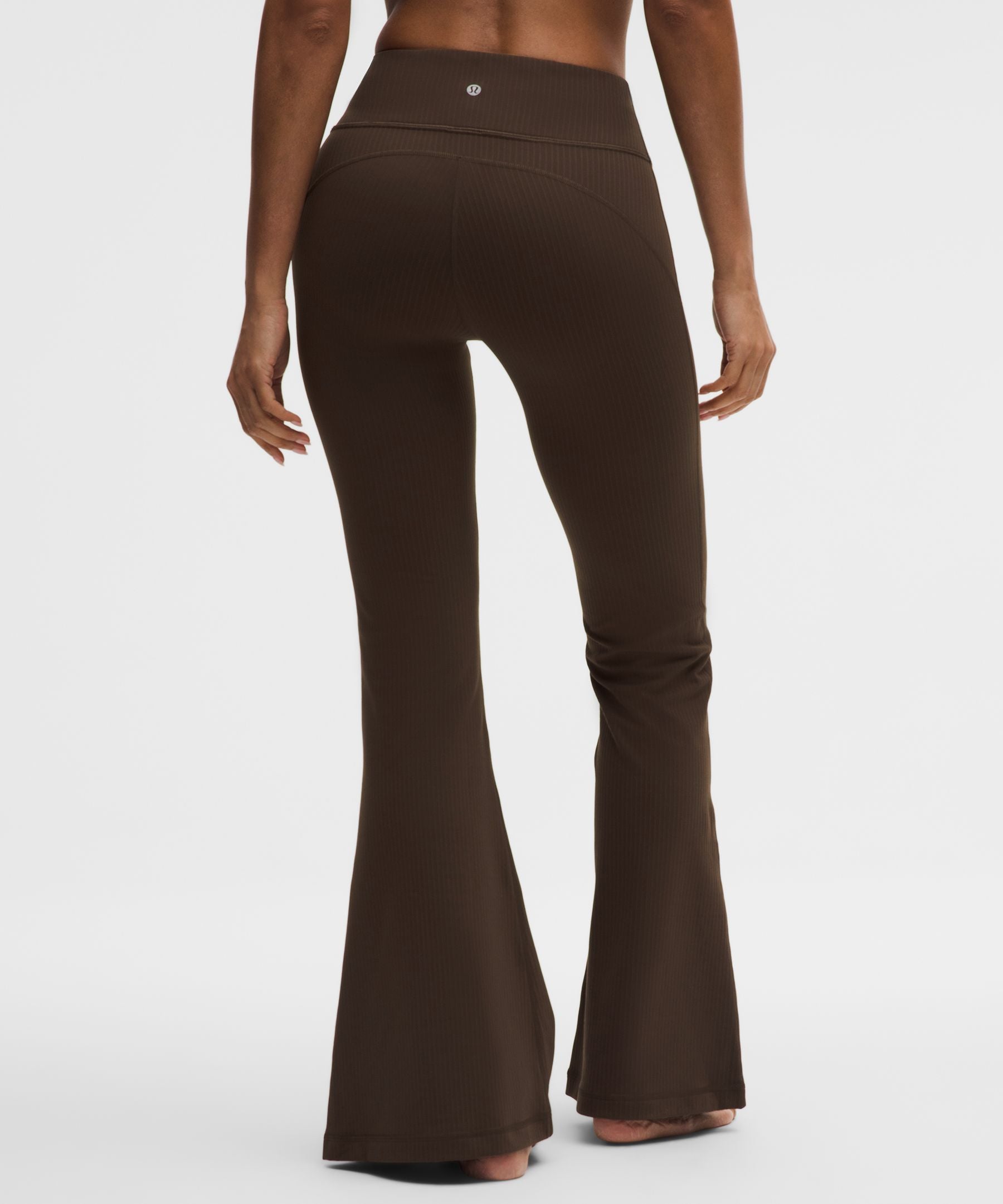 Lululemon Groove High-Rise Ribbed Wide-Flare Pant
