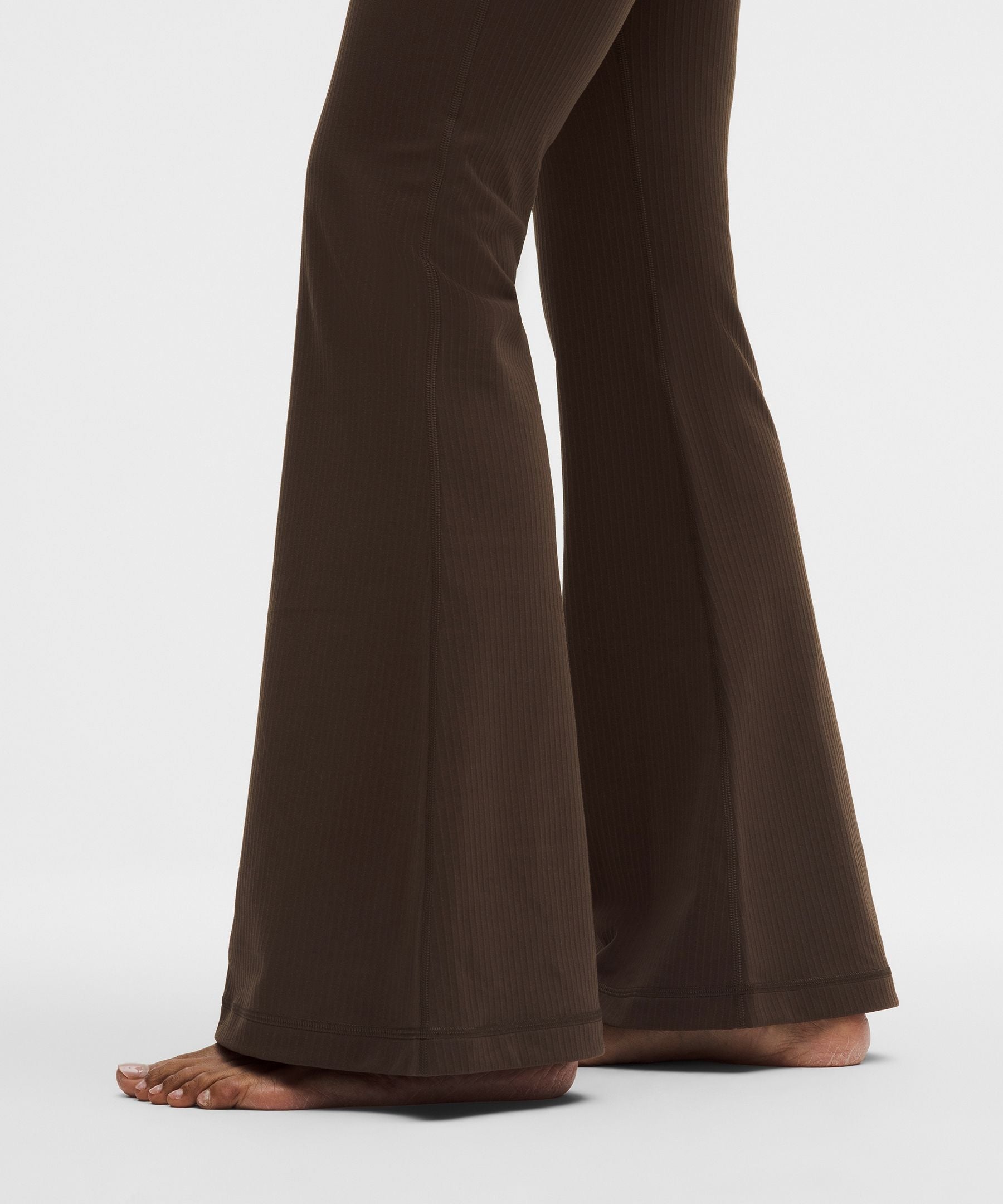 Lululemon Groove High-Rise Ribbed Wide-Flare Pant