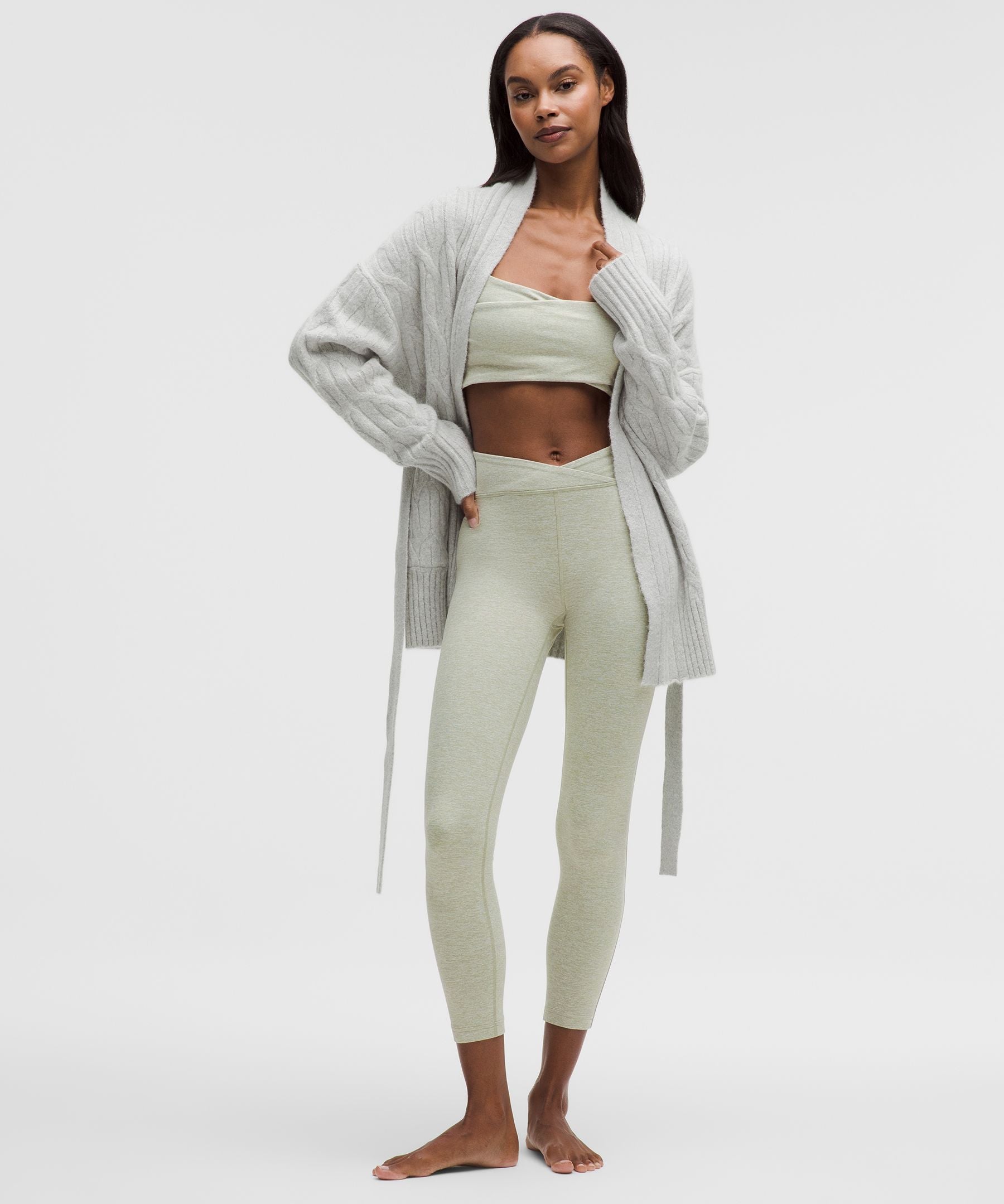 Lululemon Women's Softy Suedey Cross-Waist Tight 25"