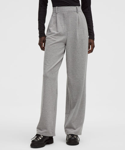 Lululemon Women's Daydrift High-Rise Wide-Leg Trouser Regular *Herringbone