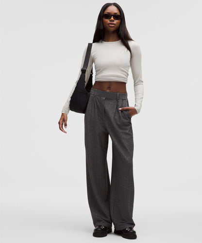 Lululemon Women's Daydrift High-Rise Wide-Leg Trouser Regular *Herringbone