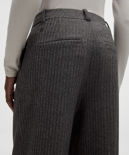 Lululemon Women's Daydrift High-Rise Wide-Leg Trouser Short *Herringbone
