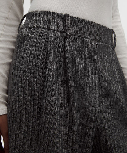 Lululemon Women's Daydrift High-Rise Wide-Leg Trouser Short *Herringbone