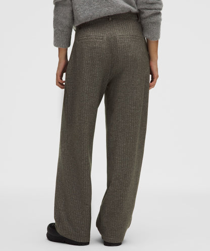 Lululemon Women's Daydrift High-Rise Wide-Leg Trouser Short *Herringbone