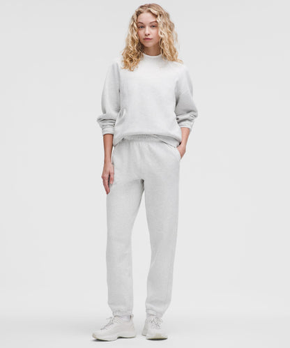 Lululemon Scuba Mid-Rise Oversized Jogger *Regular Heathered Core Ultra Light Grey