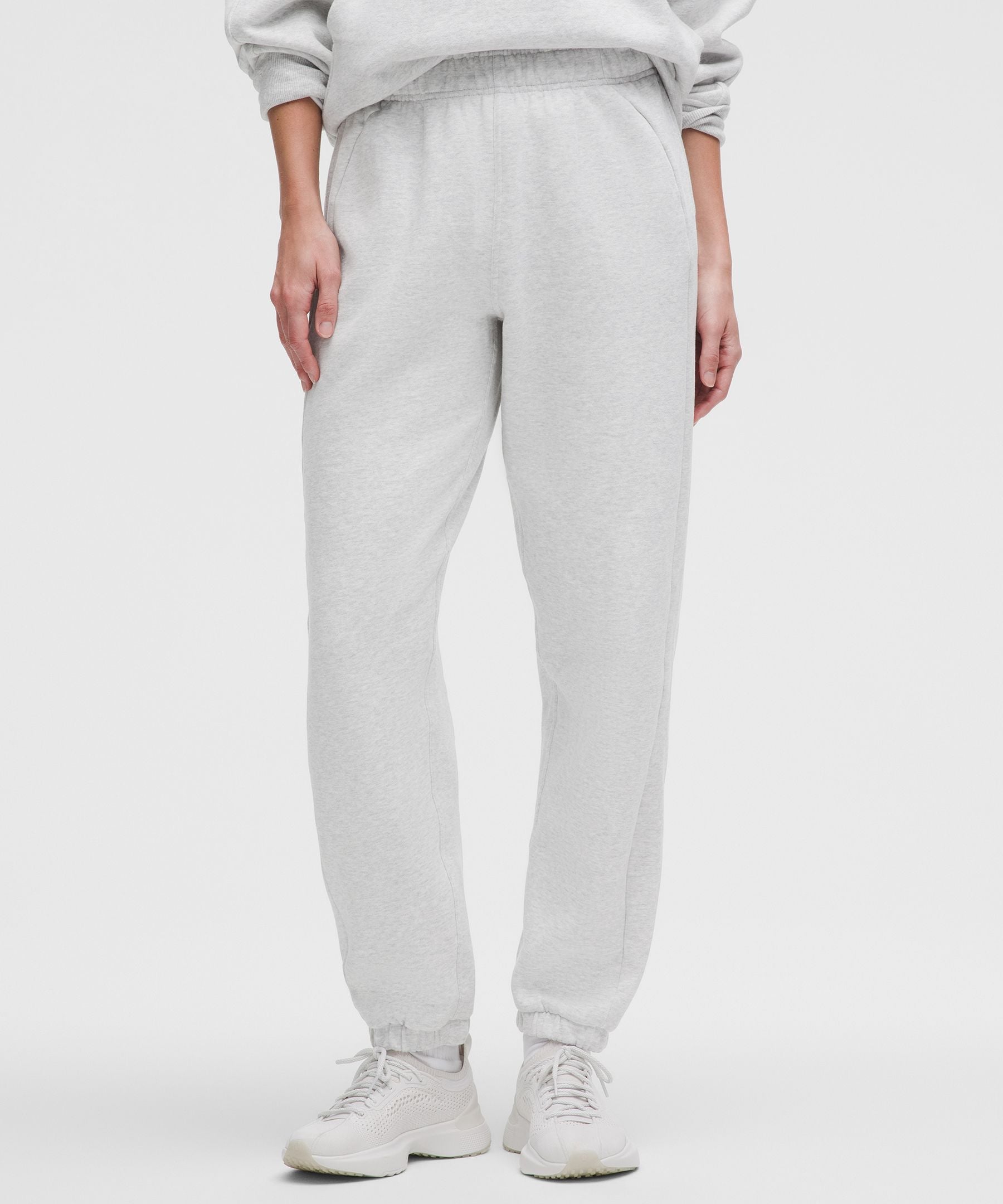 Lululemon Scuba Mid-Rise Oversized Jogger *Regular Heathered Core Ultra Light Grey