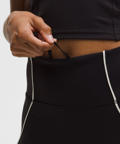 Lululemon Women's Wunder Train No-Line Piped High-Rise Tight 25"