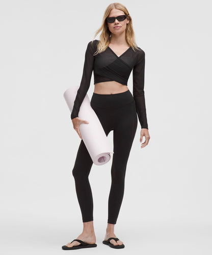Lululemon Women's Nulu High-Rise Mesh-Panel Tight 25"