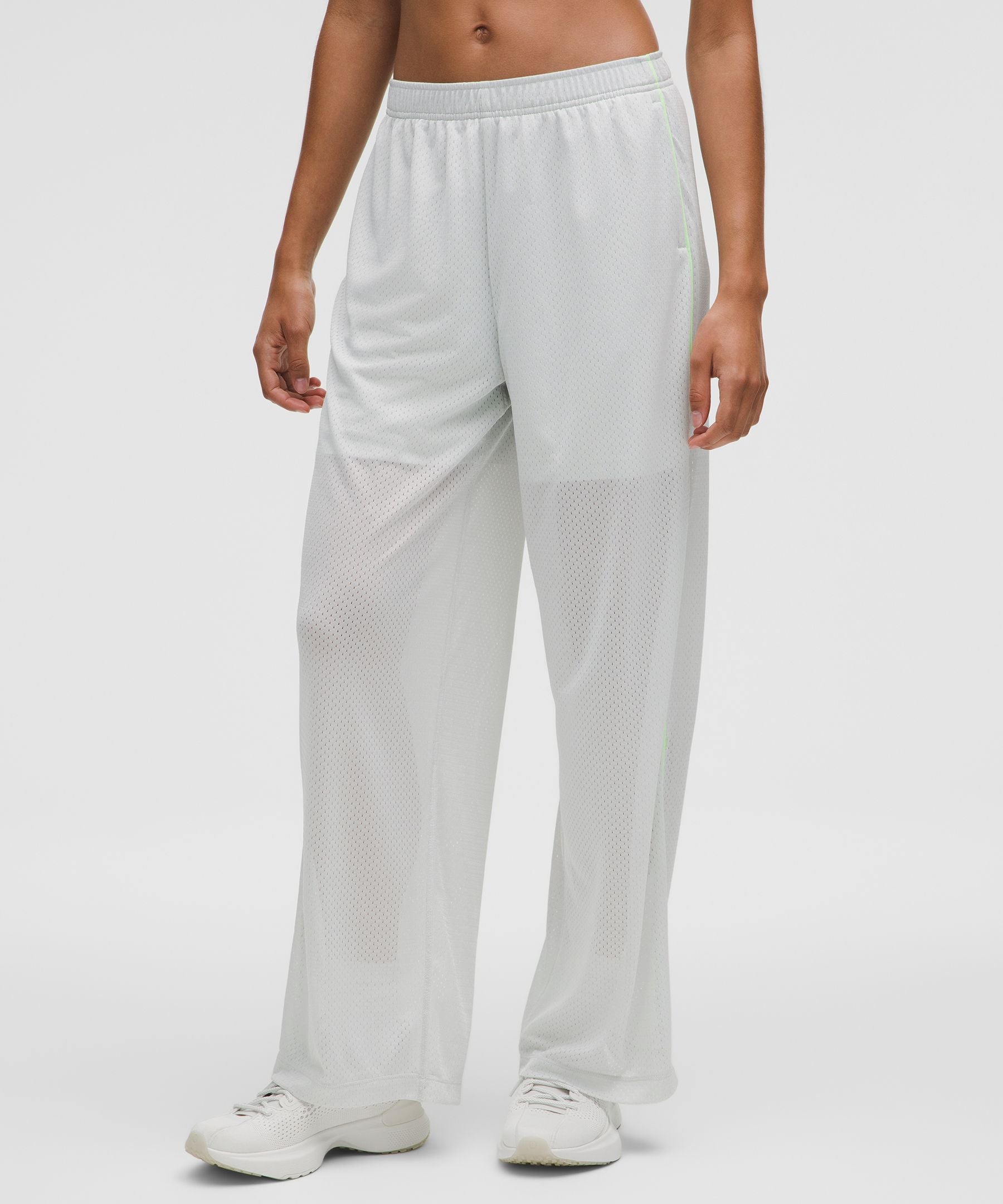 Lululemon Mesh High-Rise Wide-Leg Training Pant