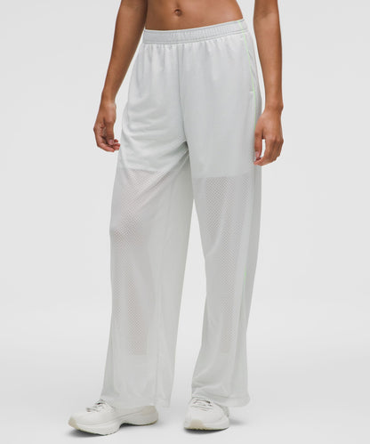 Lululemon Mesh High-Rise Wide-Leg Training Pant